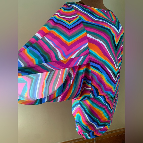 Trina turk swimsuit coverup, swimwear, swim tunic - Picture 2 of 8